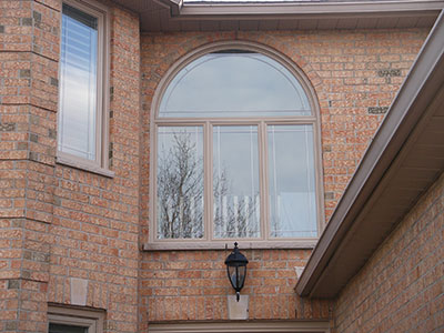 Brick to brick casement window instalation in Hamilton