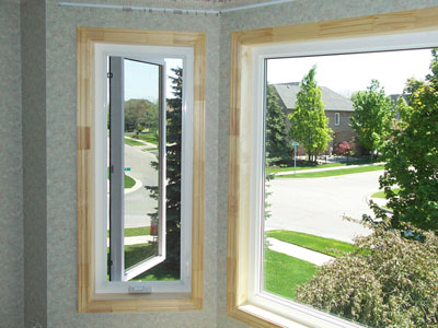 Brick to bricke casement window instalation in Oakville