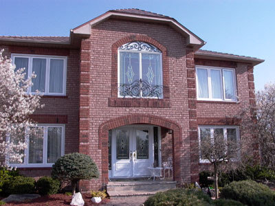 Brick to brick casement window instalation in Whitby